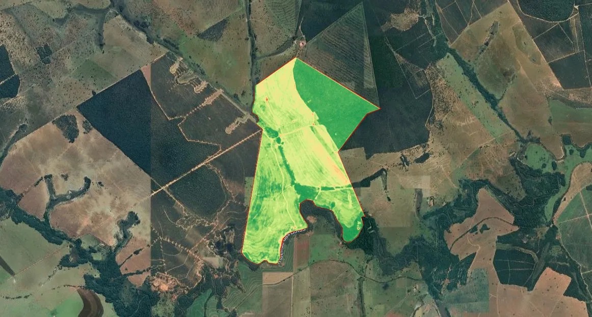 NDVI — Fazenda Exemplo · Jaraguari / MS